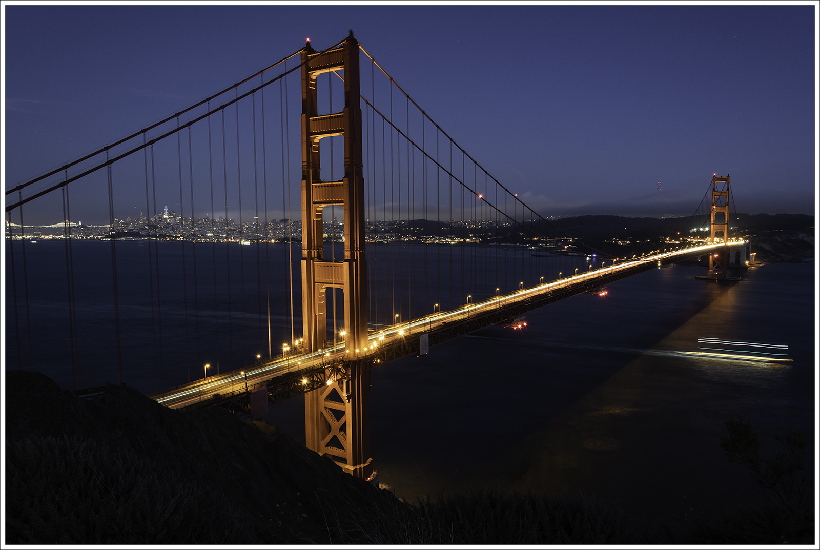 2 Twilight, Golden Gate Bridge - Jill Thomas